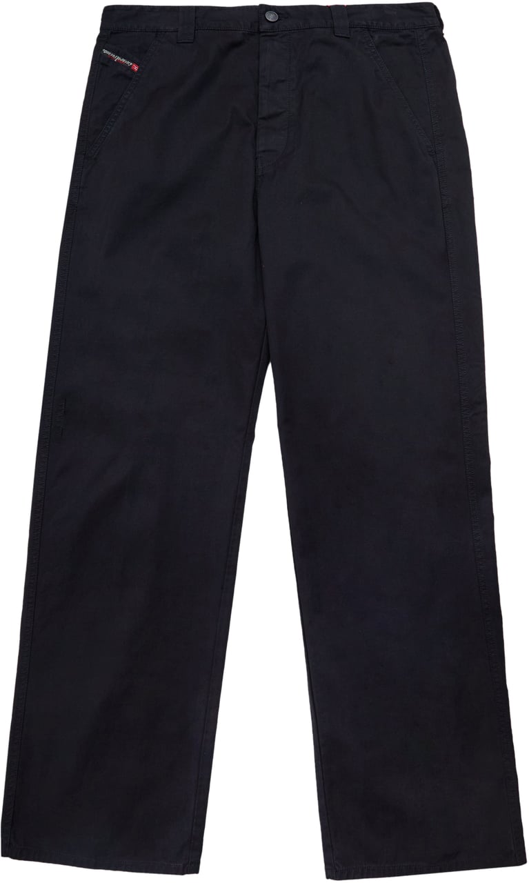 Diesel Pantalone P-Hant Chino Nero Zwart