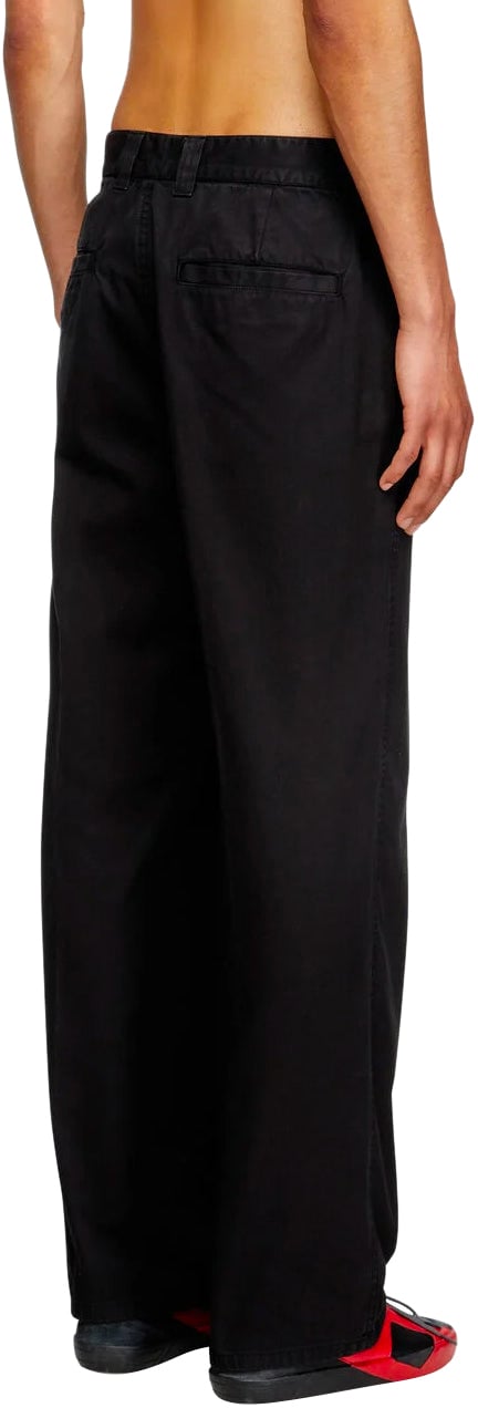 Diesel Pantaloni Hant Chino Neri Divers