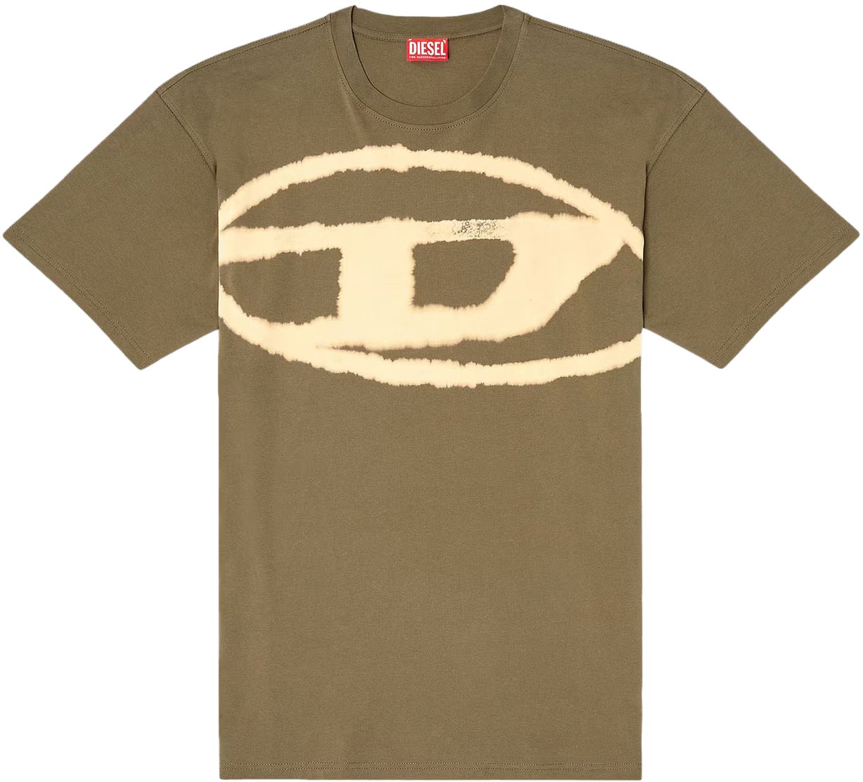 Diesel T-Shirt T-Boxt Bleach Olive/Green Divers