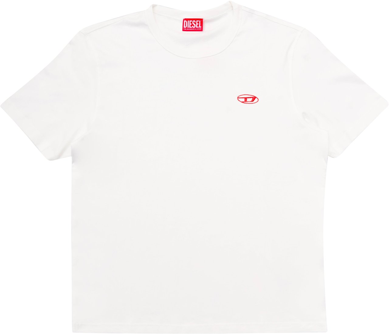 Diesel T-Shirt T-Boxt-T6 Bianca Wit