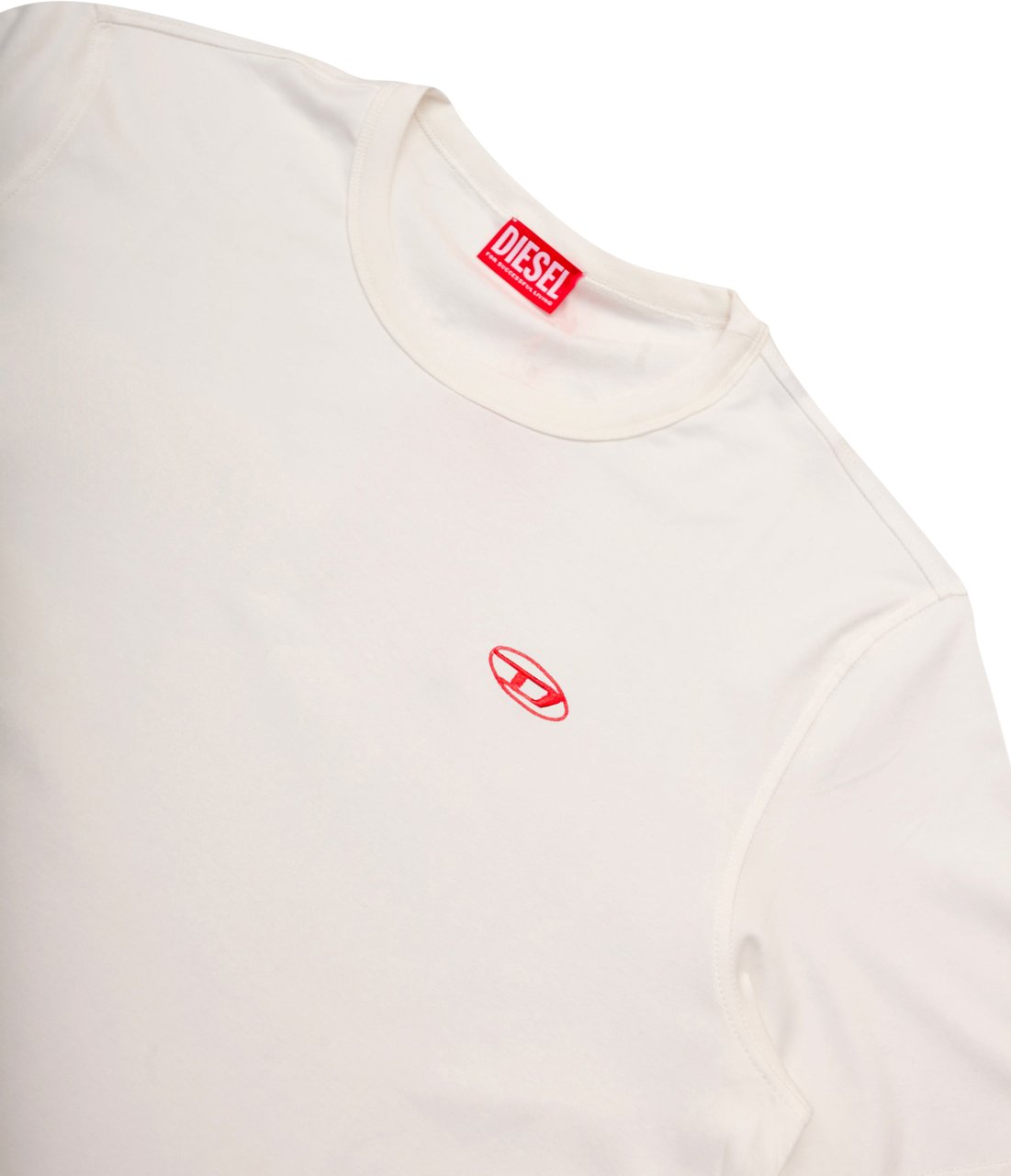 Diesel T-Shirt T-Boxt-T6 Bianca Wit