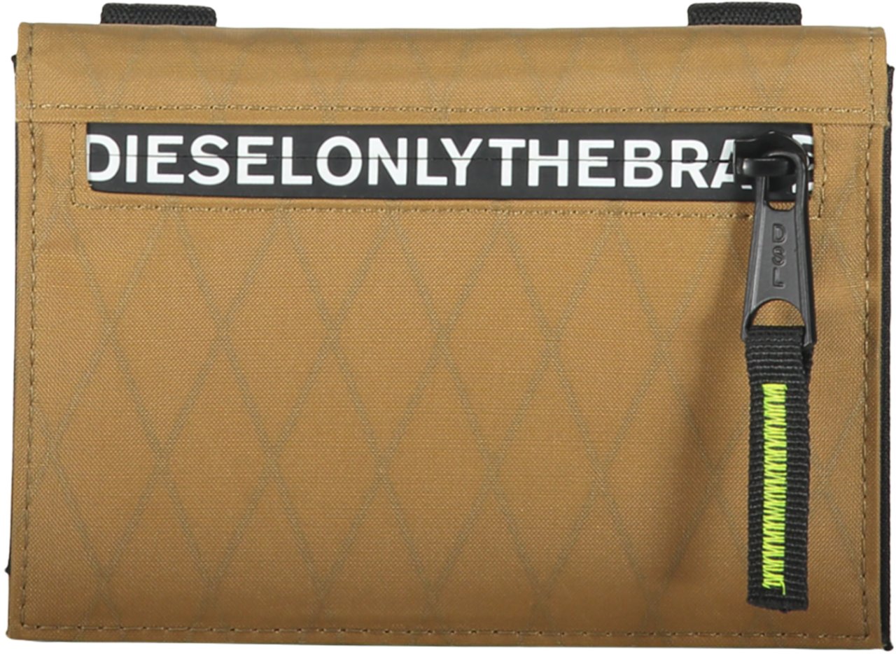 Diesel Nylon wallet with shoulder strap Bruin