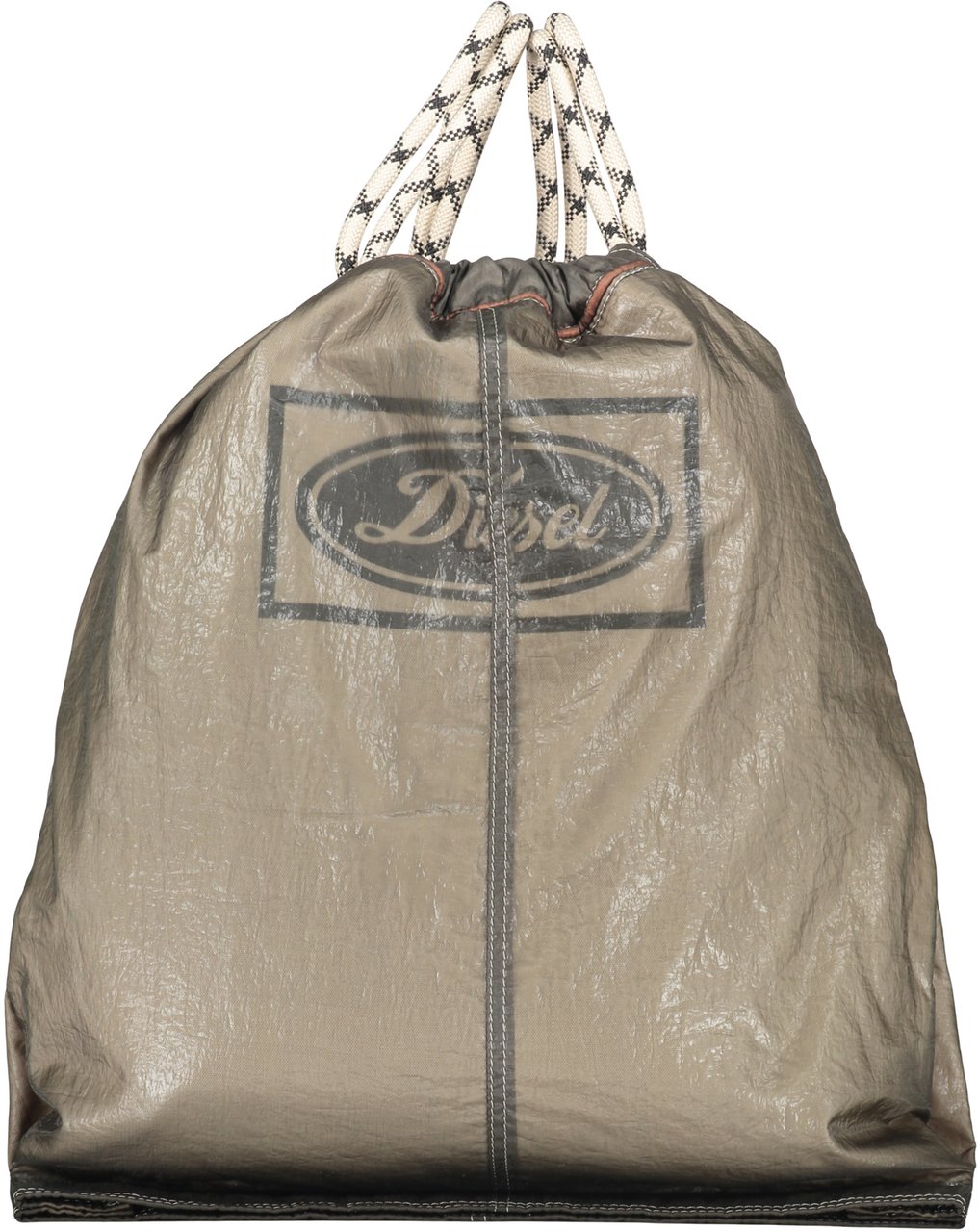 Diesel Sack backpack with logo Groen