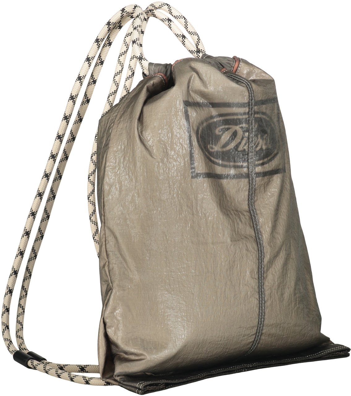 Diesel Sack backpack with logo Groen