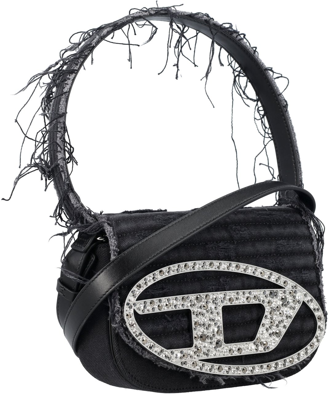 Diesel 1Dr Broken Denim Nero Zwart