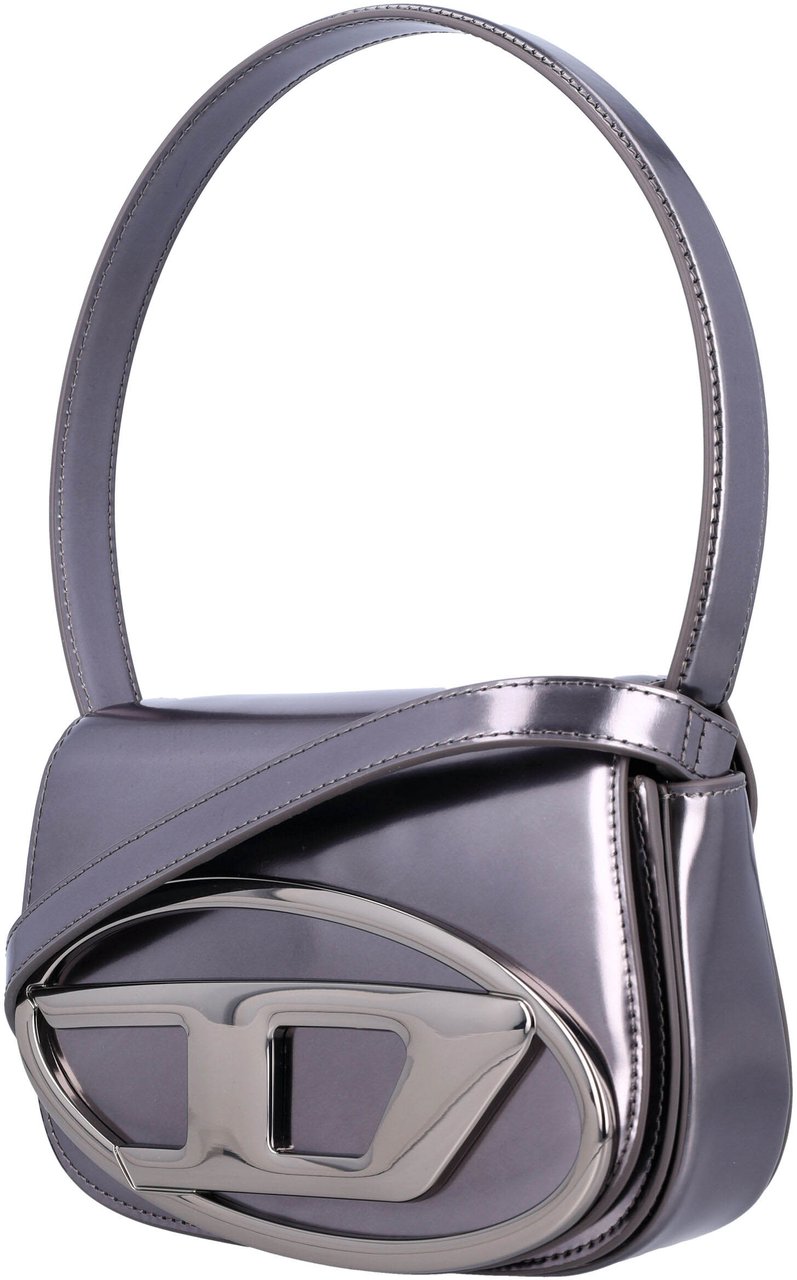 Diesel 1 Dr Mirror Leather Grigio Grijs