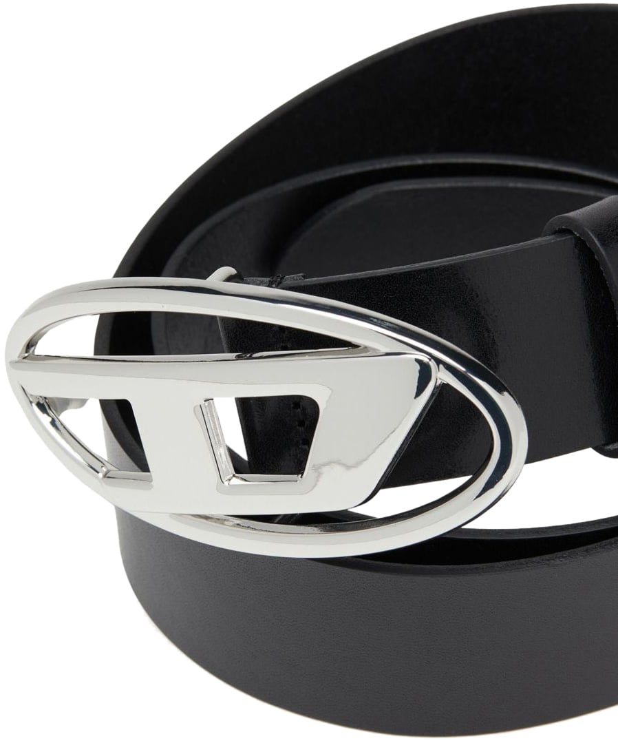 Diesel Heren Oval D Logo B-1Dr W Belt Zwart