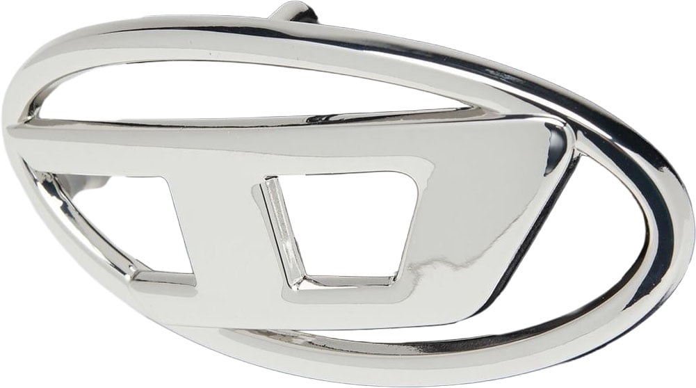 Diesel Heren Oval D Logo B-1Dr Belt Zwart Zwart
