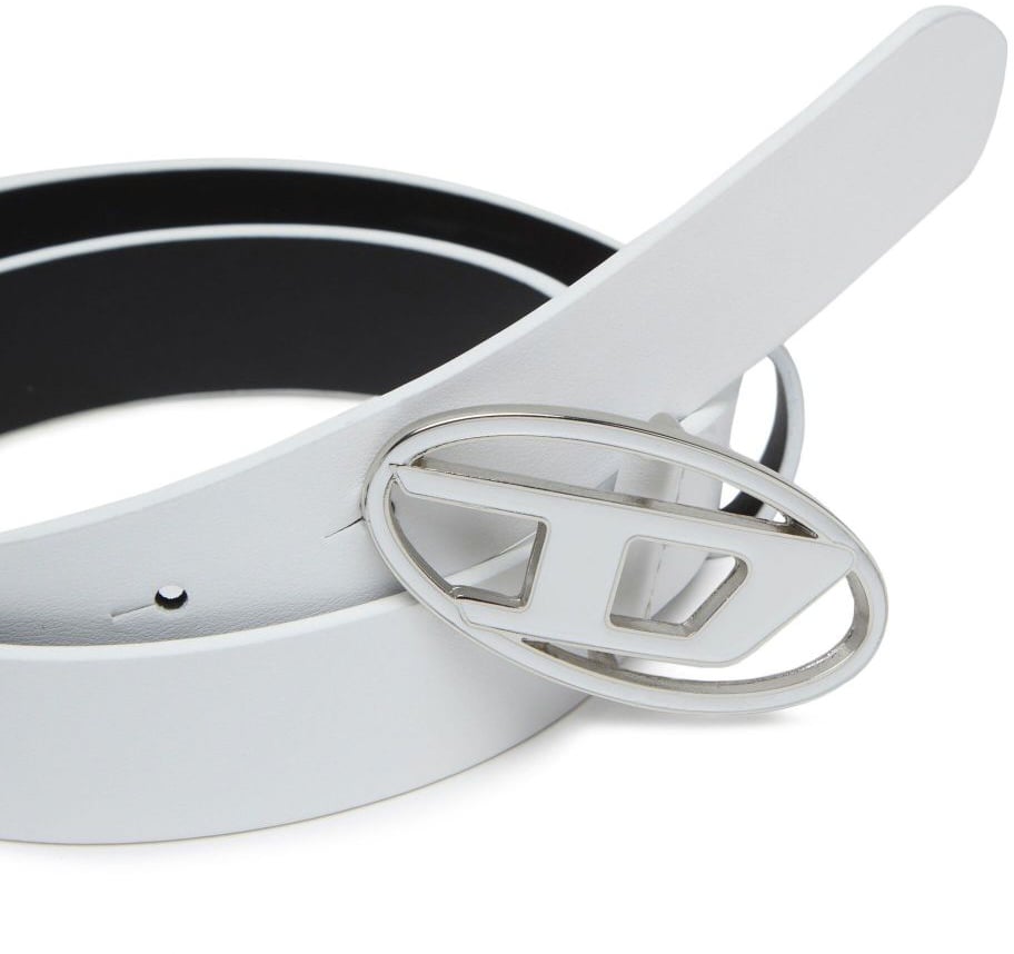 Diesel Belts White Wit