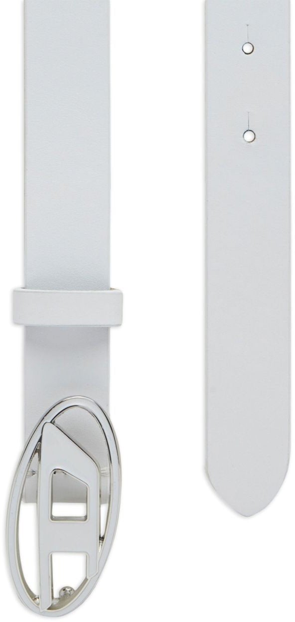 Diesel Belts White Wit