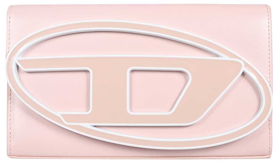 Diesel Leather wallet Roze