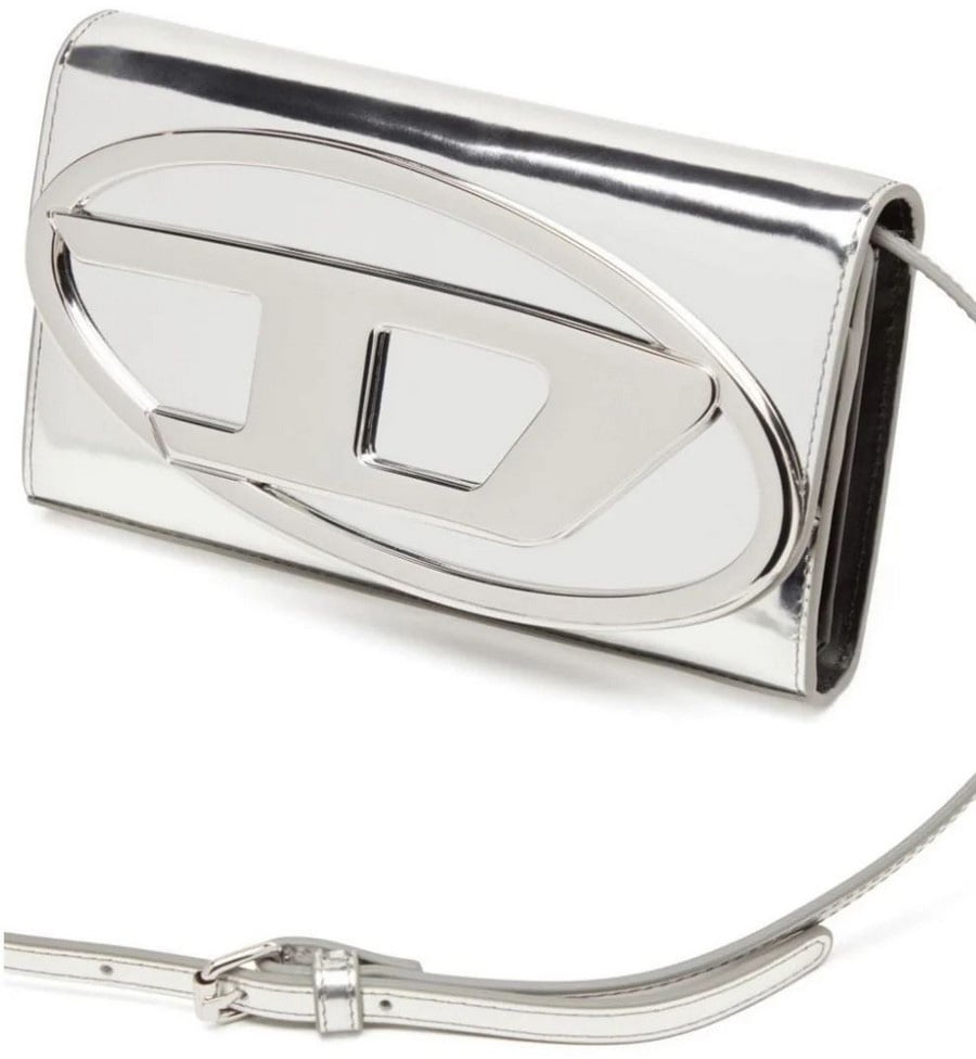 Diesel Shoulder Bags Silver Zilver