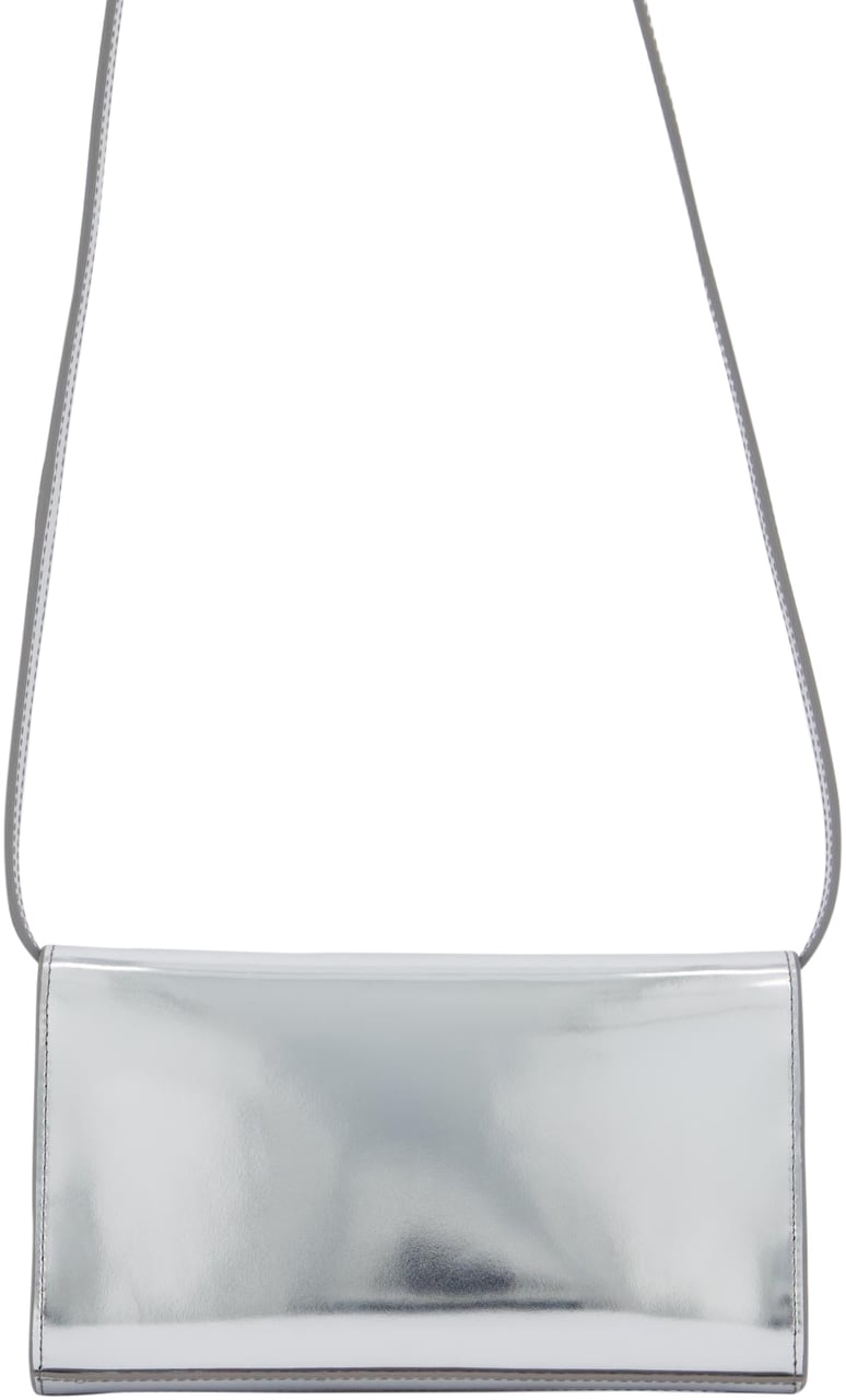 Diesel Dames Wallet Strap Zilver Metallic
