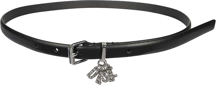 Diesel Leather belt Zwart