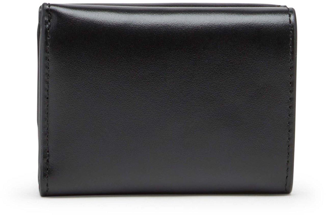 Diesel 1DR 1DR Tri Fold Portemonnee Zwart
