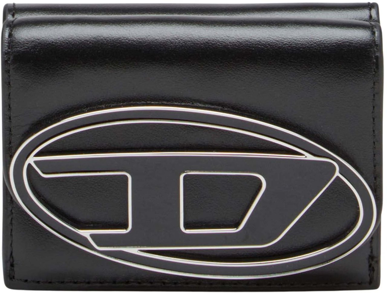 Diesel 1DR 1DR Tri Fold Portemonnee Zwart