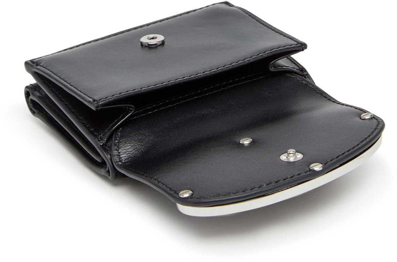 Diesel 1DR 1DR Tri Fold Portemonnee Zwart