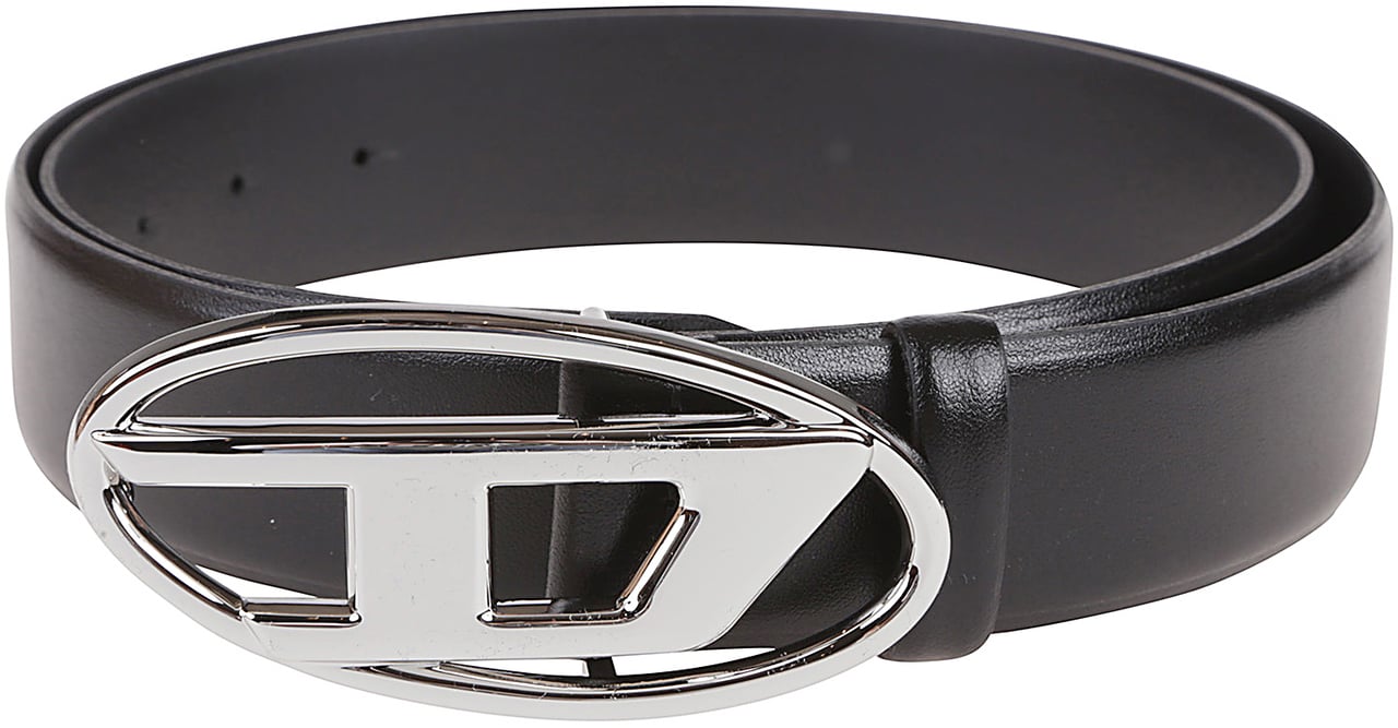 Diesel Oval D Logo B-1dr Belt Black Zwart
