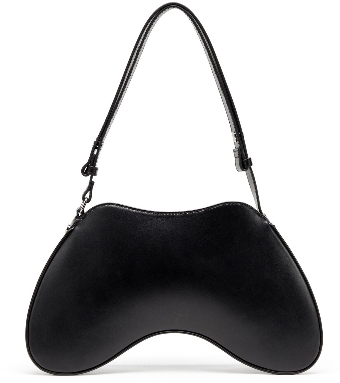 Diesel Black Play Game Controller Leather Bag Zwart