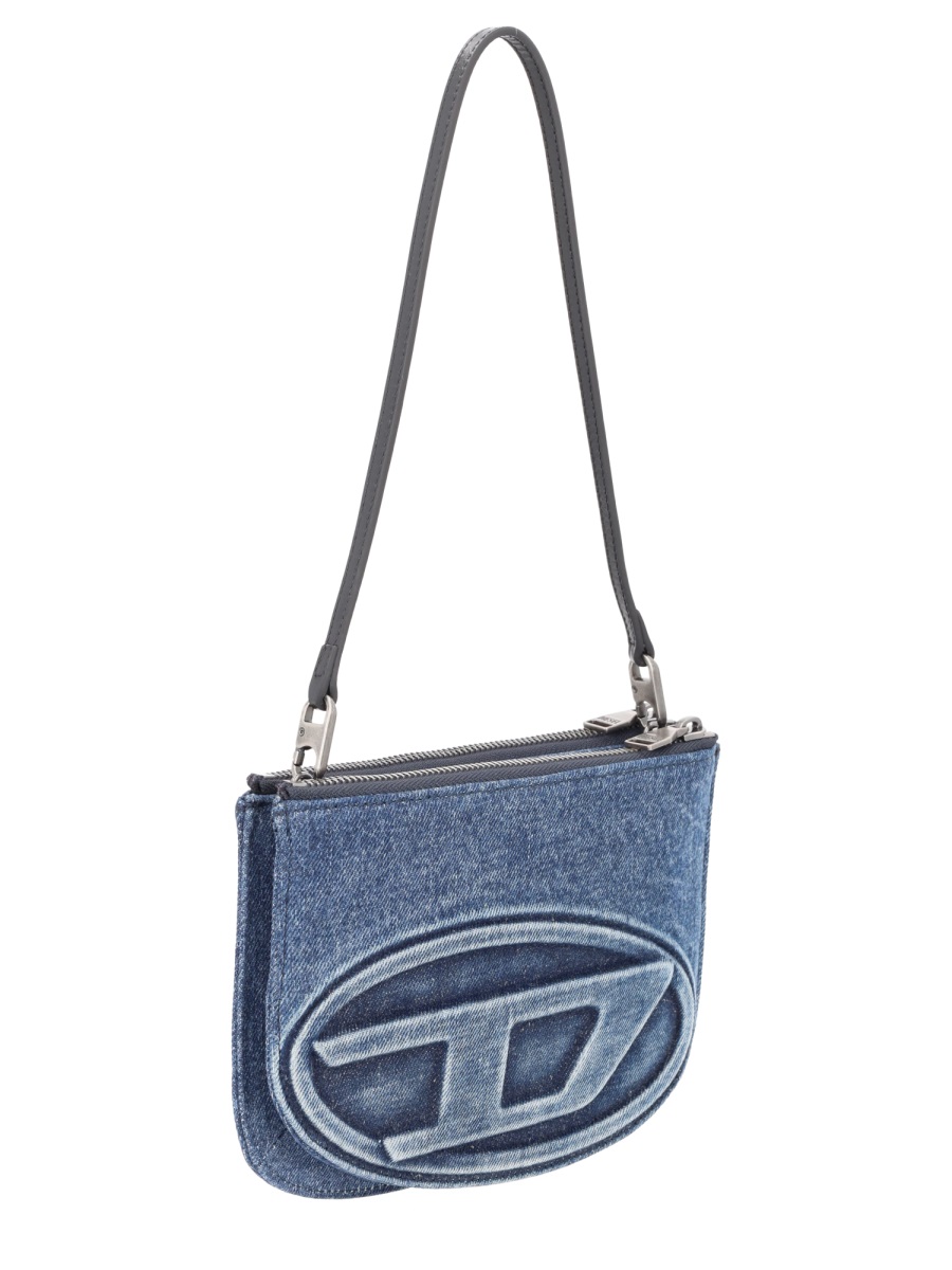 Diesel 1dr Twin Denim Bag Blauw