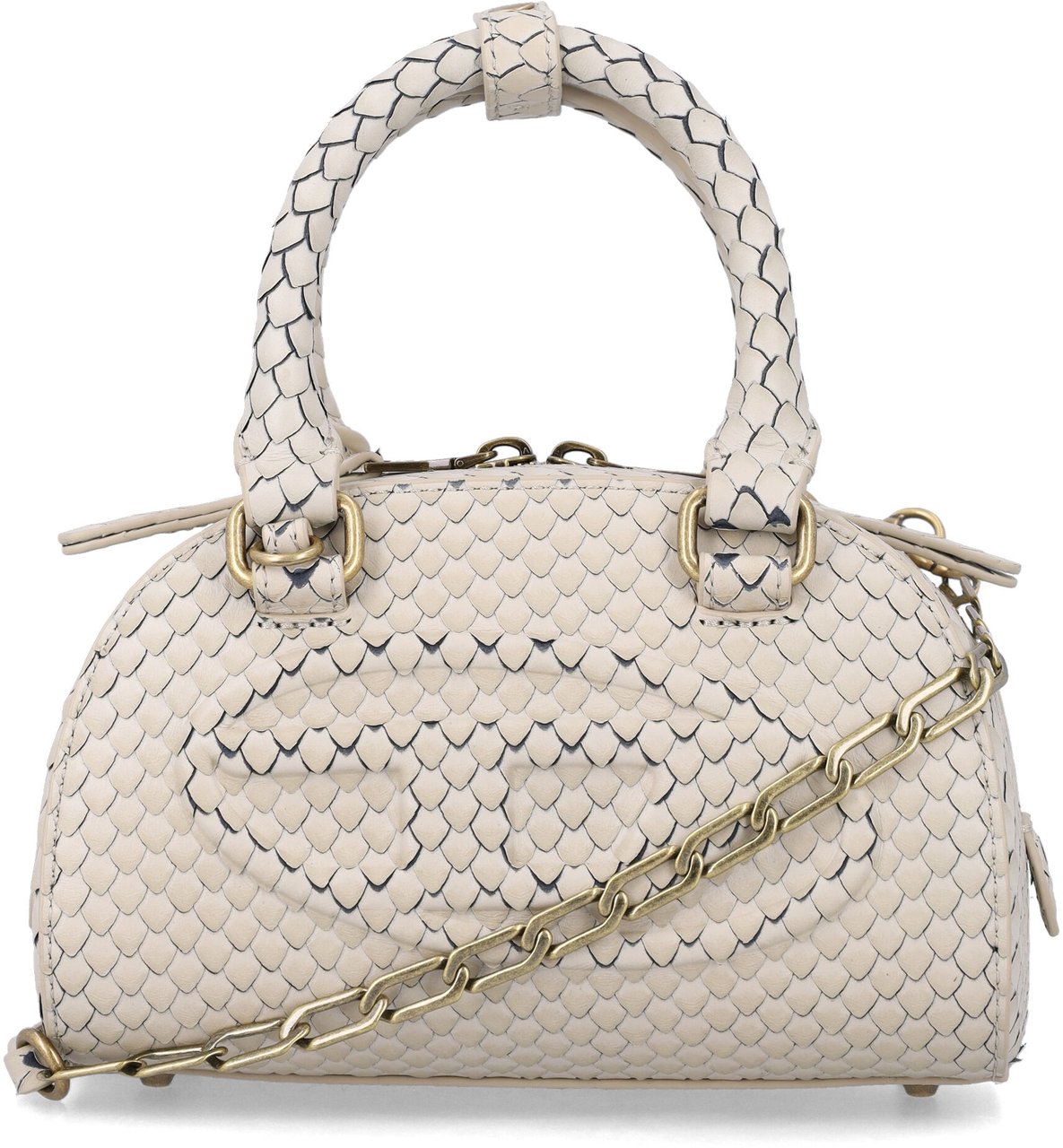 Diesel 1Dr Dome Crossbody Bianco Wit