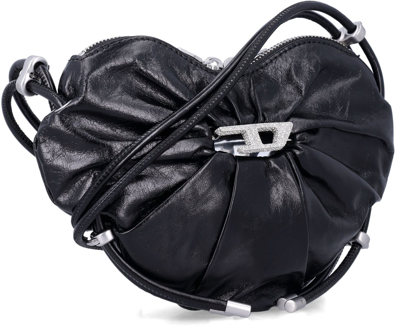Diesel Scrunch D-Heart Nero Zwart
