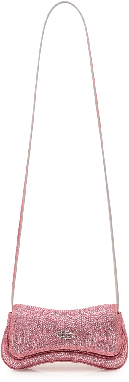 Diesel Borsa Play Crossbody con Patta Roze
