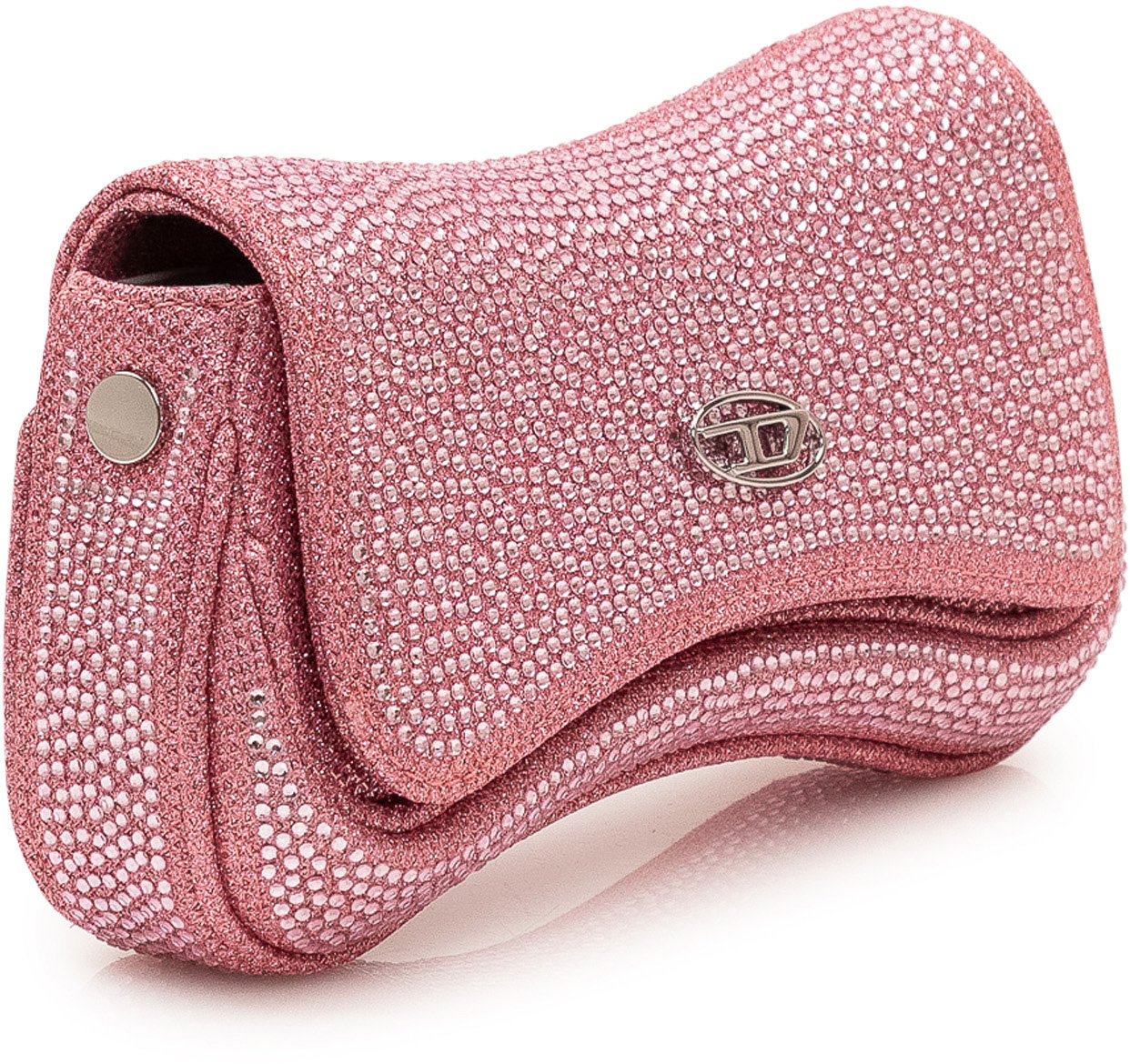 Diesel Borsa Play Crossbody con Patta Roze