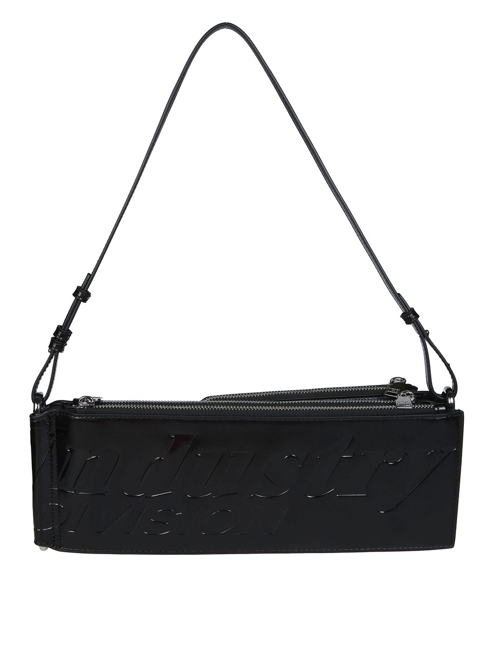 Diesel Flag D Shoulder Bag Attached Pouch Bag Zwart