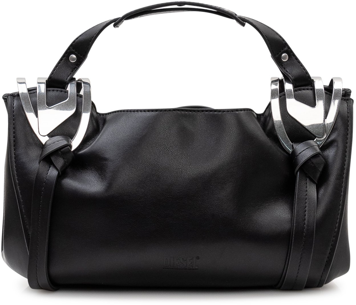 Diesel Borsa Knot D con Manico Superiore Zwart