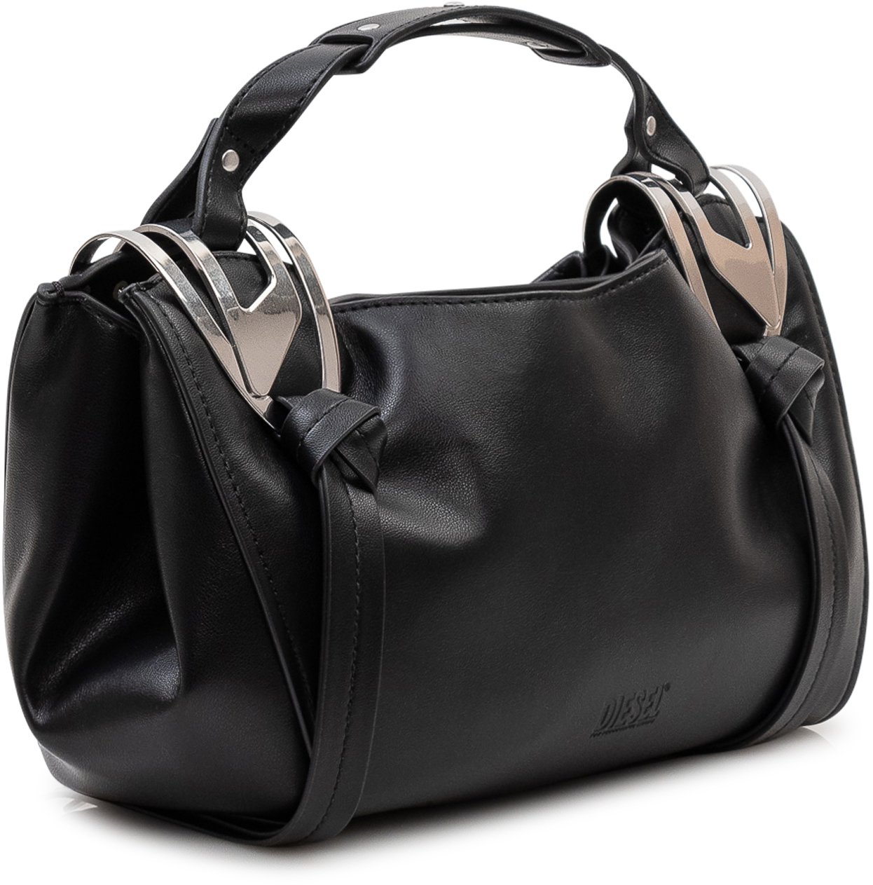 Diesel Borsa Knot D con Manico Superiore Zwart