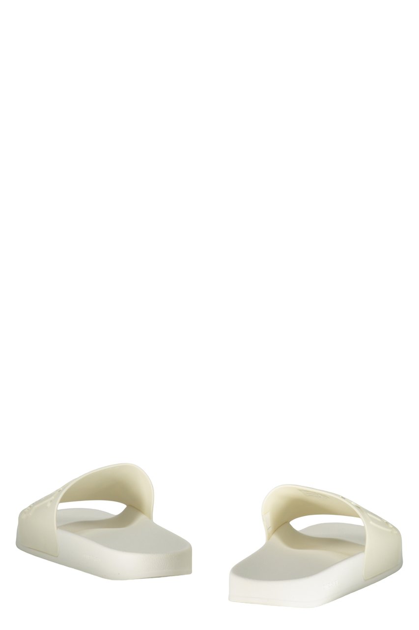 Diesel Soft summer elegant and comfortable slide sandals Wit