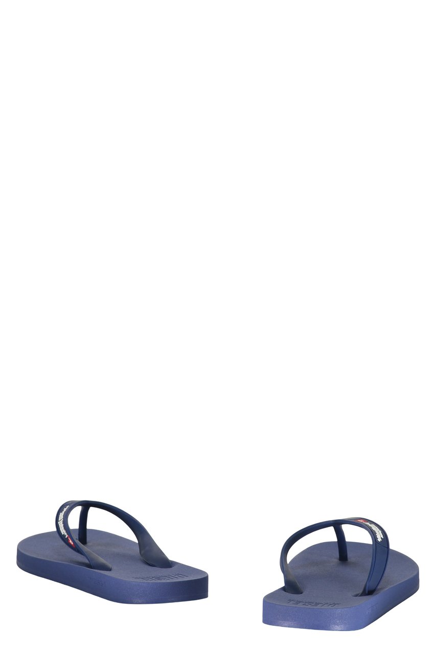 Diesel Elegant dark blue flip flops, summer comfort Blauw