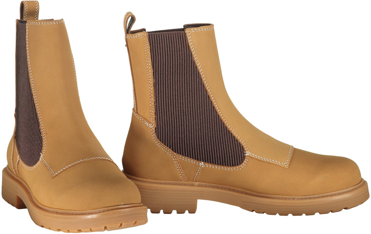 Diesel Light brown leather ankle boot Bruin