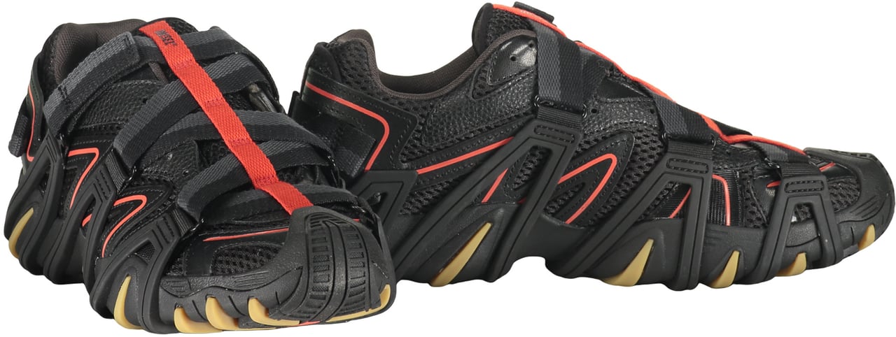 Diesel Black low top sneakers Zwart