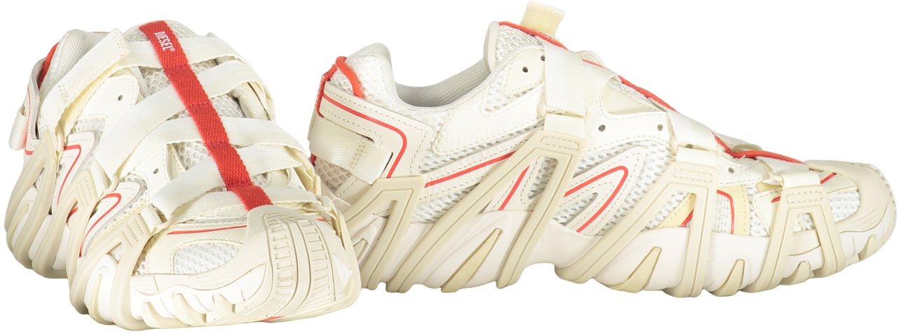 Diesel Beige low top sneakers Wit