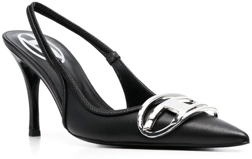 Diesel With Heel Black Zwart