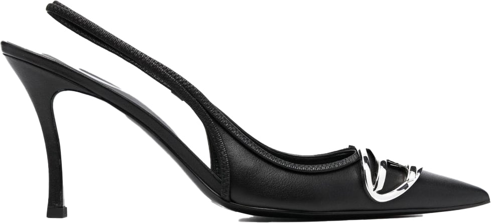 Diesel With Heel Black Zwart