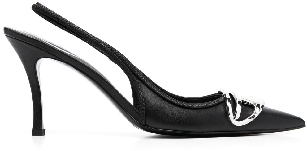 Diesel With Heel Black Zwart