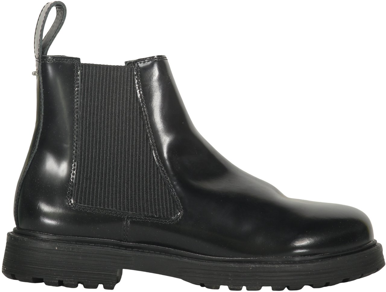 Diesel Chelsea boots in leather Zwart