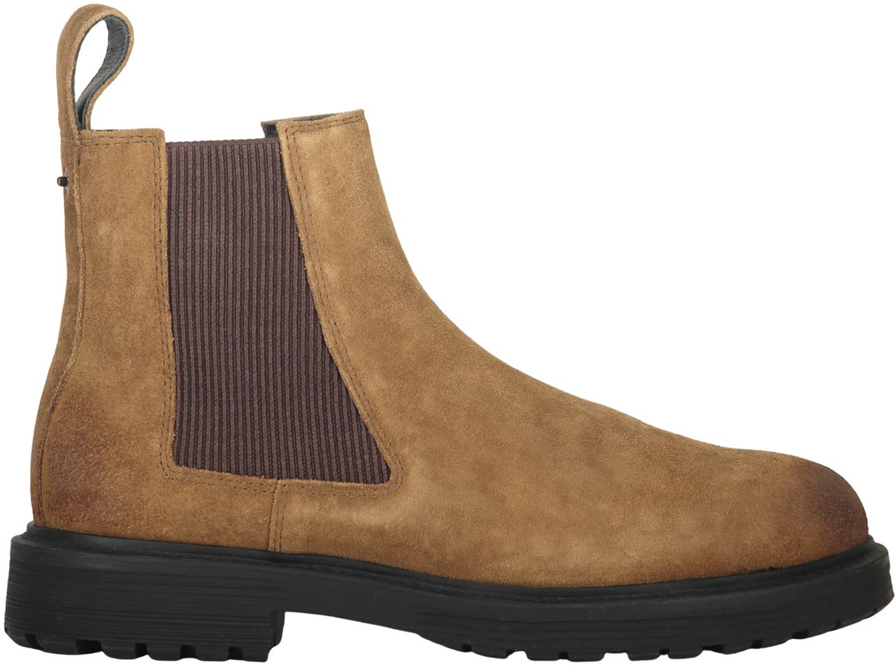 Diesel Elegant and comfortable light brown leather ankle boots Bruin