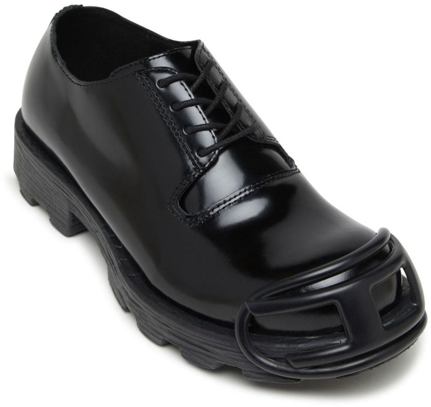 Diesel Flat Shoes Black Zwart