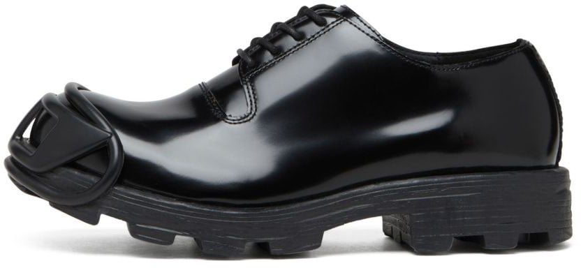 Diesel Flat Shoes Black Zwart