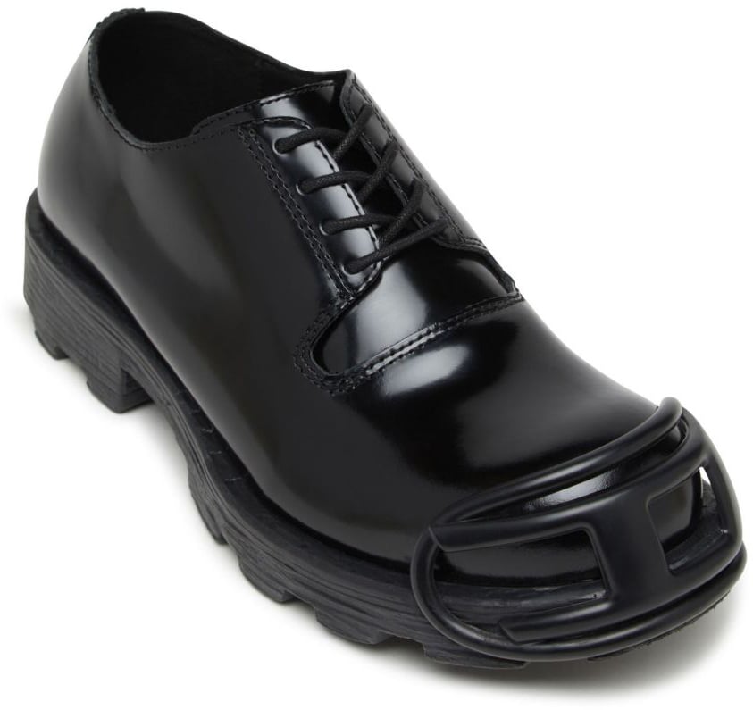 Diesel Flat Shoes Black Zwart