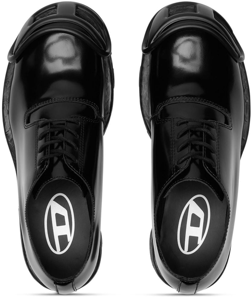 Diesel Flat Shoes Black Zwart