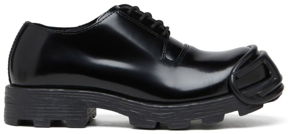 Diesel Flat Shoes Black Zwart