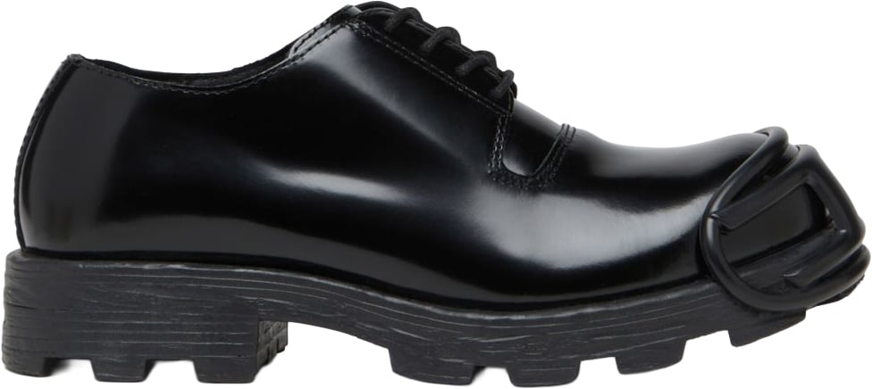 Diesel Flat Shoes Black Zwart