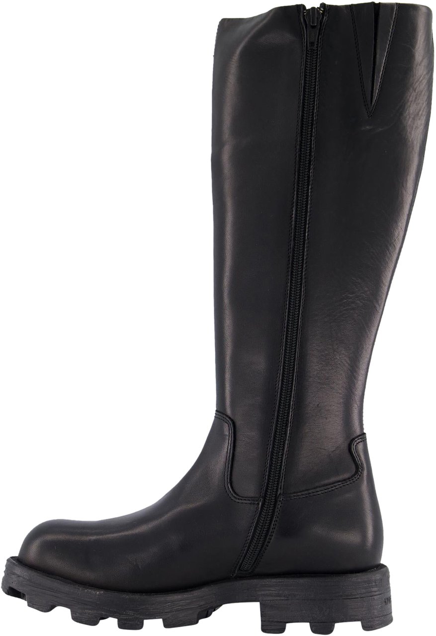 Diesel Dames Hammer Boots Zwart Zwart