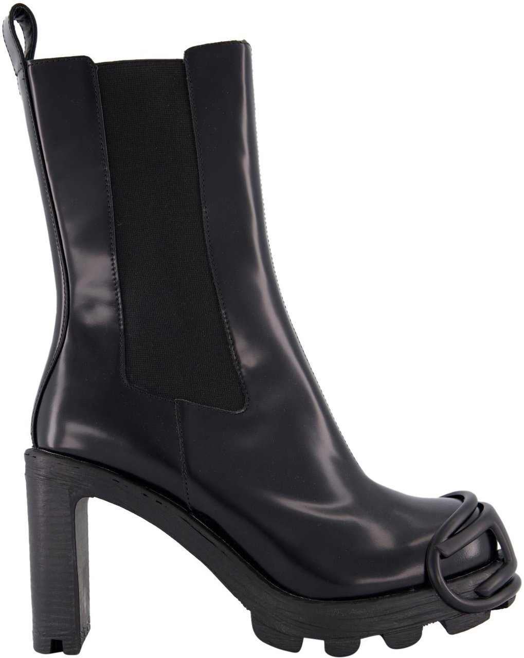 Diesel Dames Hammer Chelsea Boot Zwart Zwart