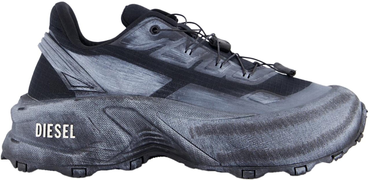 Diesel Heren D-Cage D-Cage Runner Sneakers Zwart
